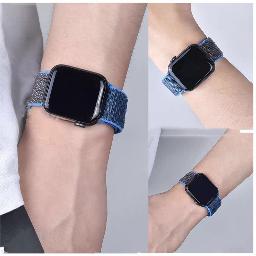 Dây đồng hồ apple watch lynon cao cấp D127 thoải mái đi trời mưa, apple watch series 3, 4, 5, 6, SE, size 38-40-42-44mm