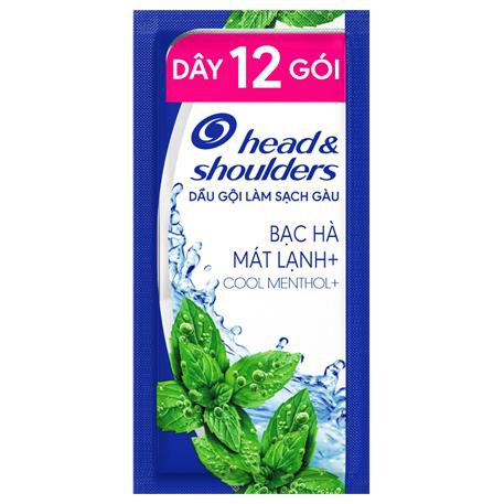 Dây Head&amp;Shoulders Bạc hà 12 gói