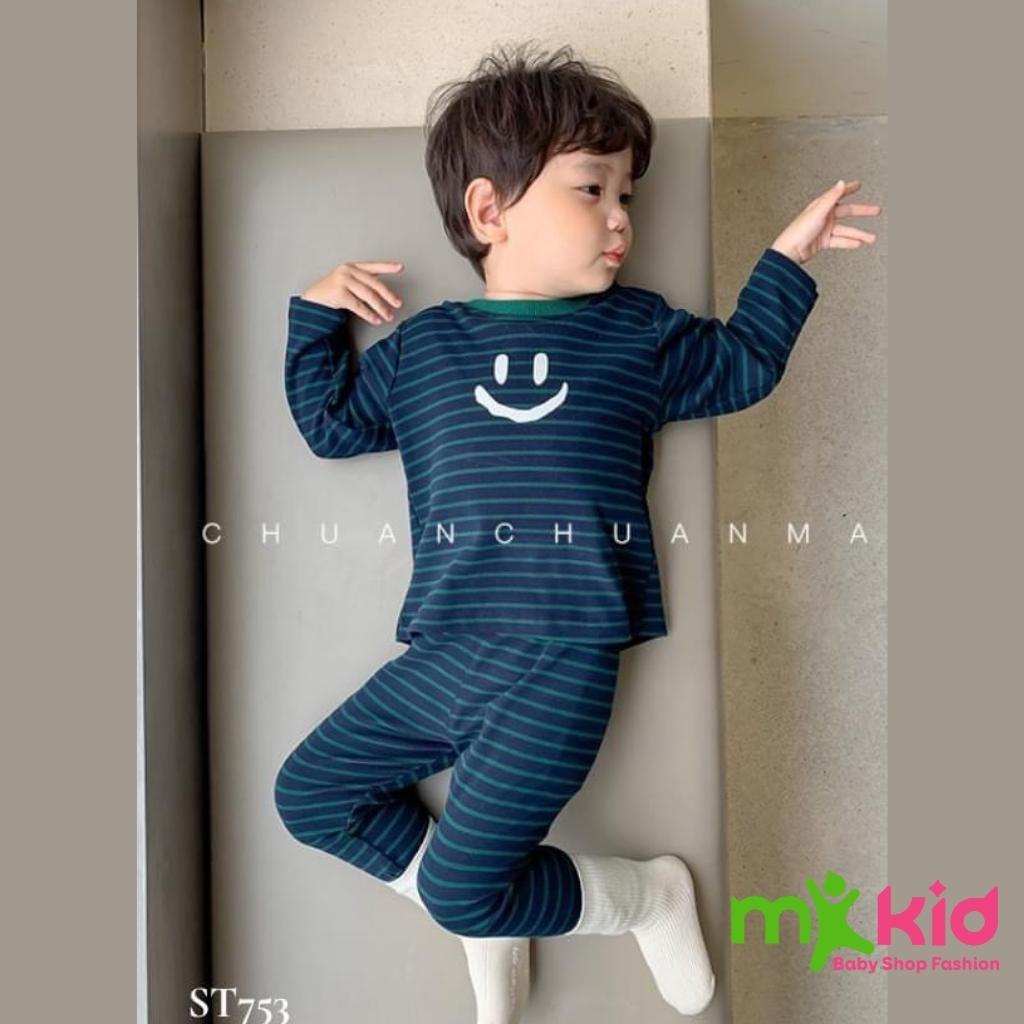 Bộ Thu Đông Dài Tay Cho Bé  Bộ Cotton Dài Tay Minky Mom Cho Bé Trai Bé Gái Với Các Họa Tiết Siêu Dễ Thương