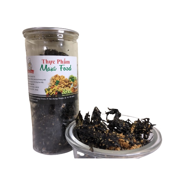 150g Rong Biển Cháy Tỏi Loại Ngon Lon Pet | Maxifood