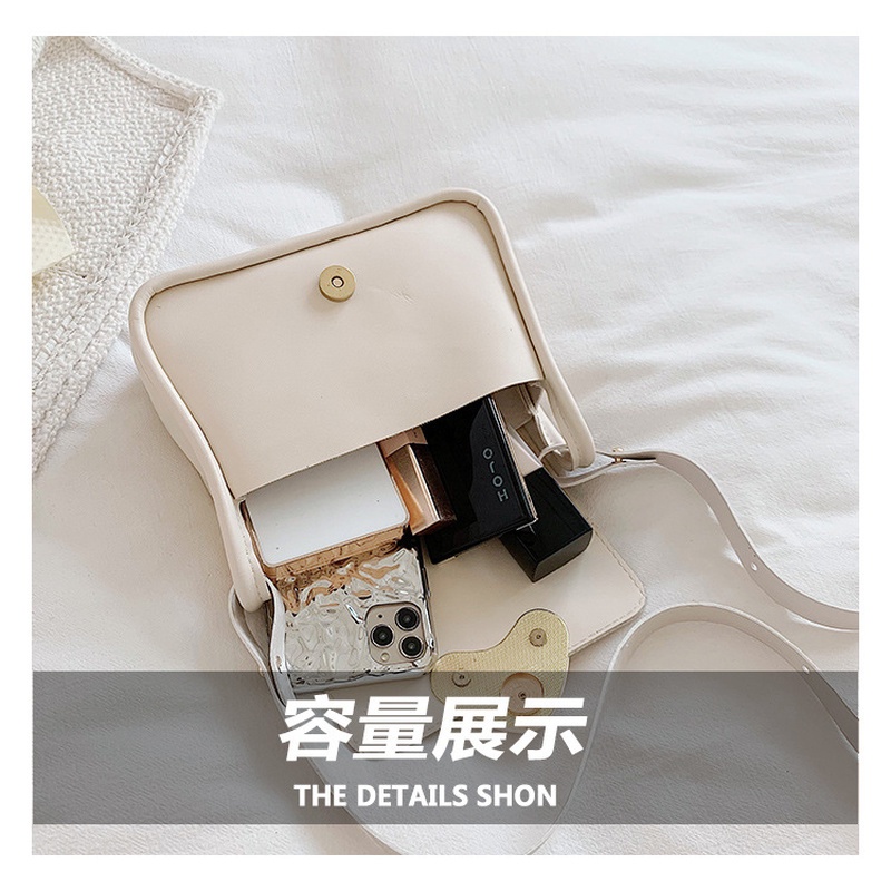 Túi Đeo Chéo Hình Vuông Nhỏ Màu Trơn Thời Trang Mùa Hè NB00072