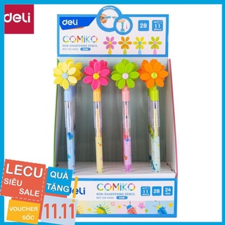 Bút chì khúc 2b deli – kèm quạt – 1 chiếc - cc091