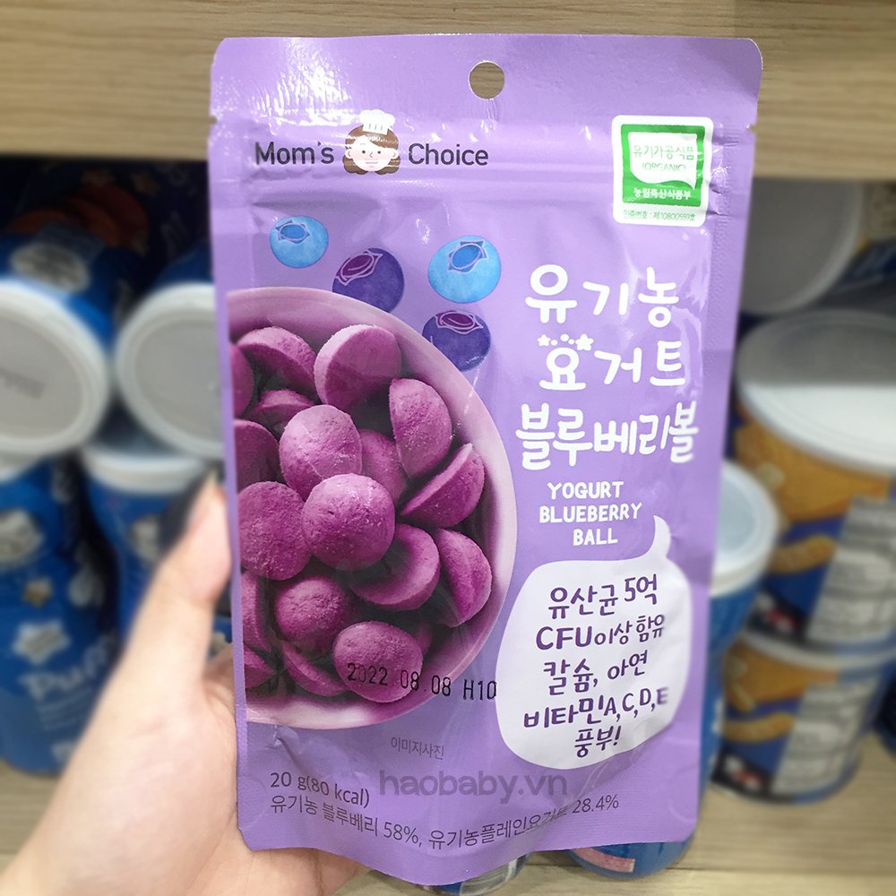 Sữa Chua Khô Sấy Lạnh Hàn Quốc Ăn Dặm Mom's Choice Cho Bé