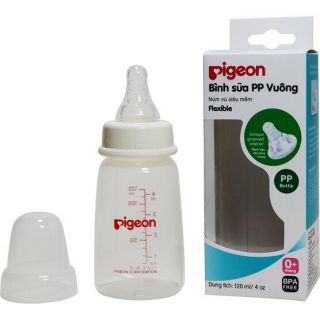 Bình sữa pp vuông cao cấp cổ hẹp 120ml- 240ml