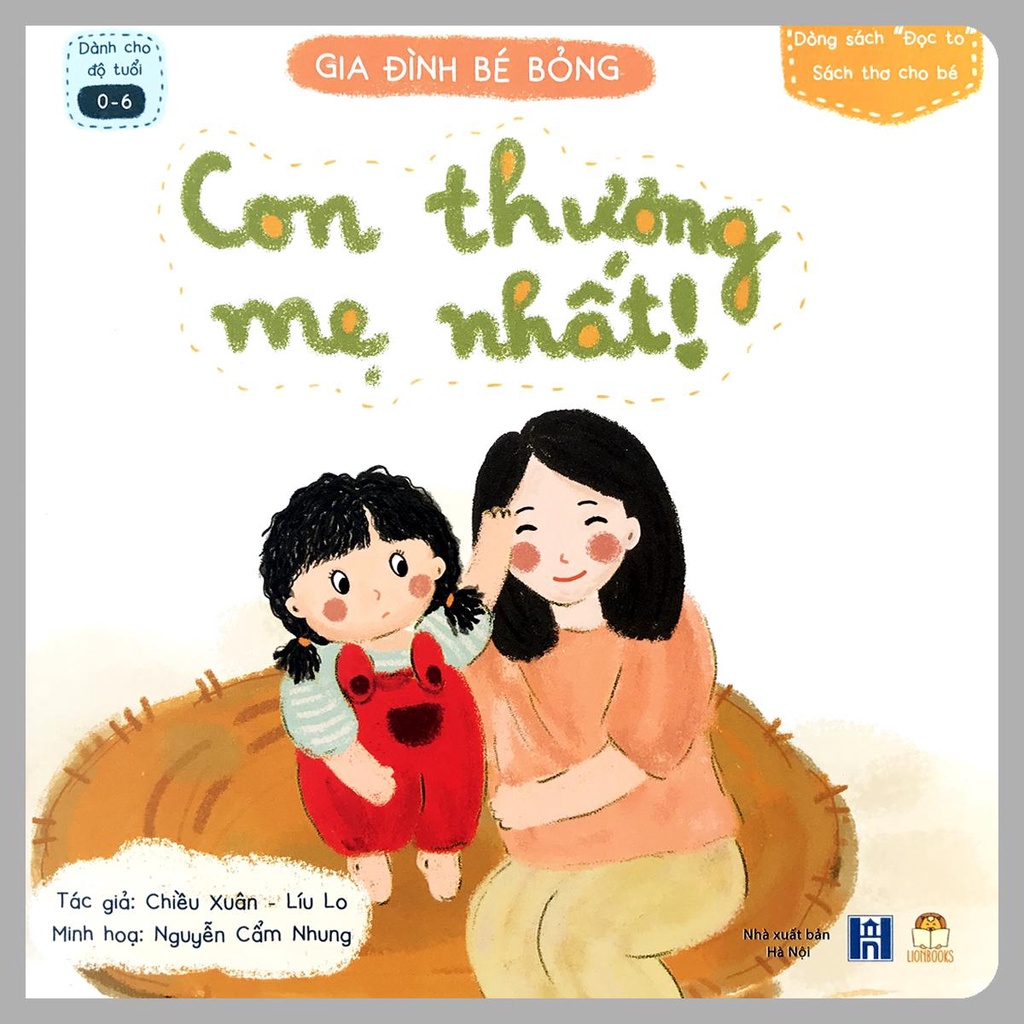 Sách - Gia đình bé bỏng - Dòng sách đọc to 0 - 6 tuổi tặng stickers or Postcard or tranh tô màu (Combo tùy chọn)