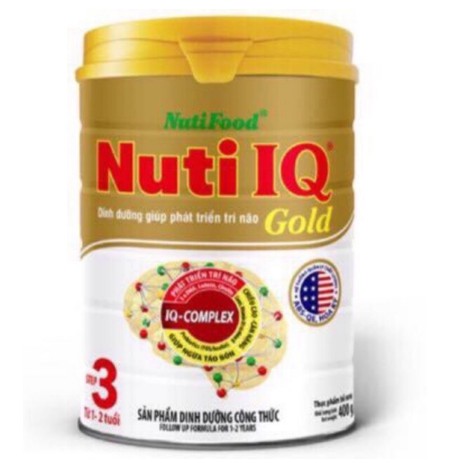 SỮA NUTI IQ GOLD STEP 3 LON 900G