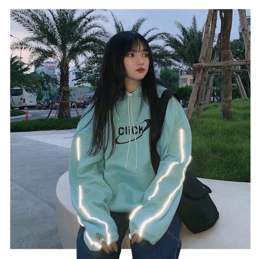 ÁO HOODIE UNISEX NAM NỮ CLICK CLUB PHẢN QUANG 2 MÀU THE 1996