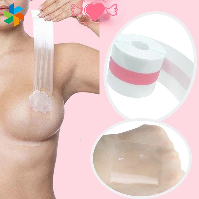 Băng Dán Nâng Ngực Đa Năng Trong Suốt 5M Cho Nữ MM JP6