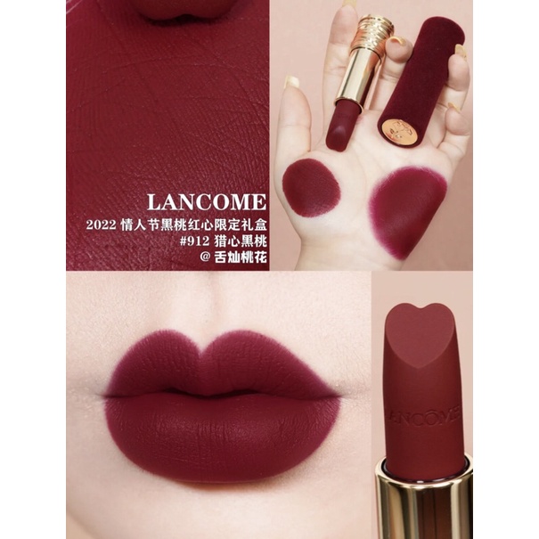 Son Lancome #121 & #912 bản Valentine 2022