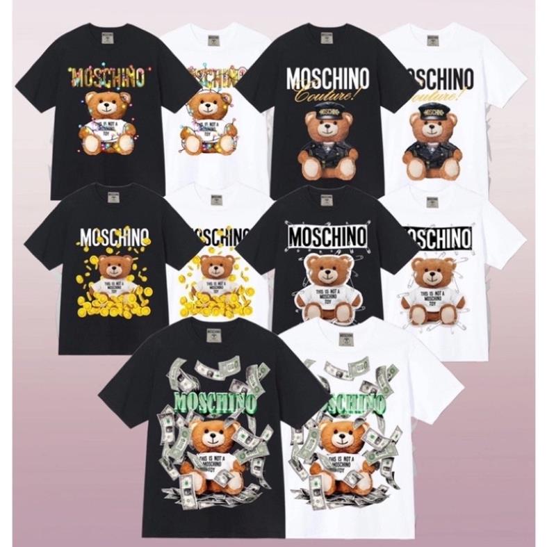 Áo Thun Moschino  - Gấu Teddy Full Mẫu Hàng Cao Cấp Vải Cotton 100%