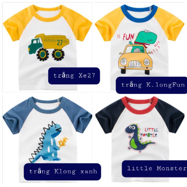 Áo thun bé trai 27Kids mẫu mới cực đẹp - Hàng xuất khẩu cho bé