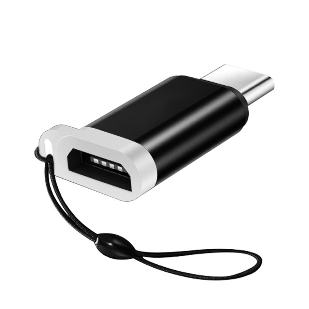 Đầu Chuyển Đổi Từ Cổng Micro Usb Sang Giác Cắm Type-C Tiện Dụng