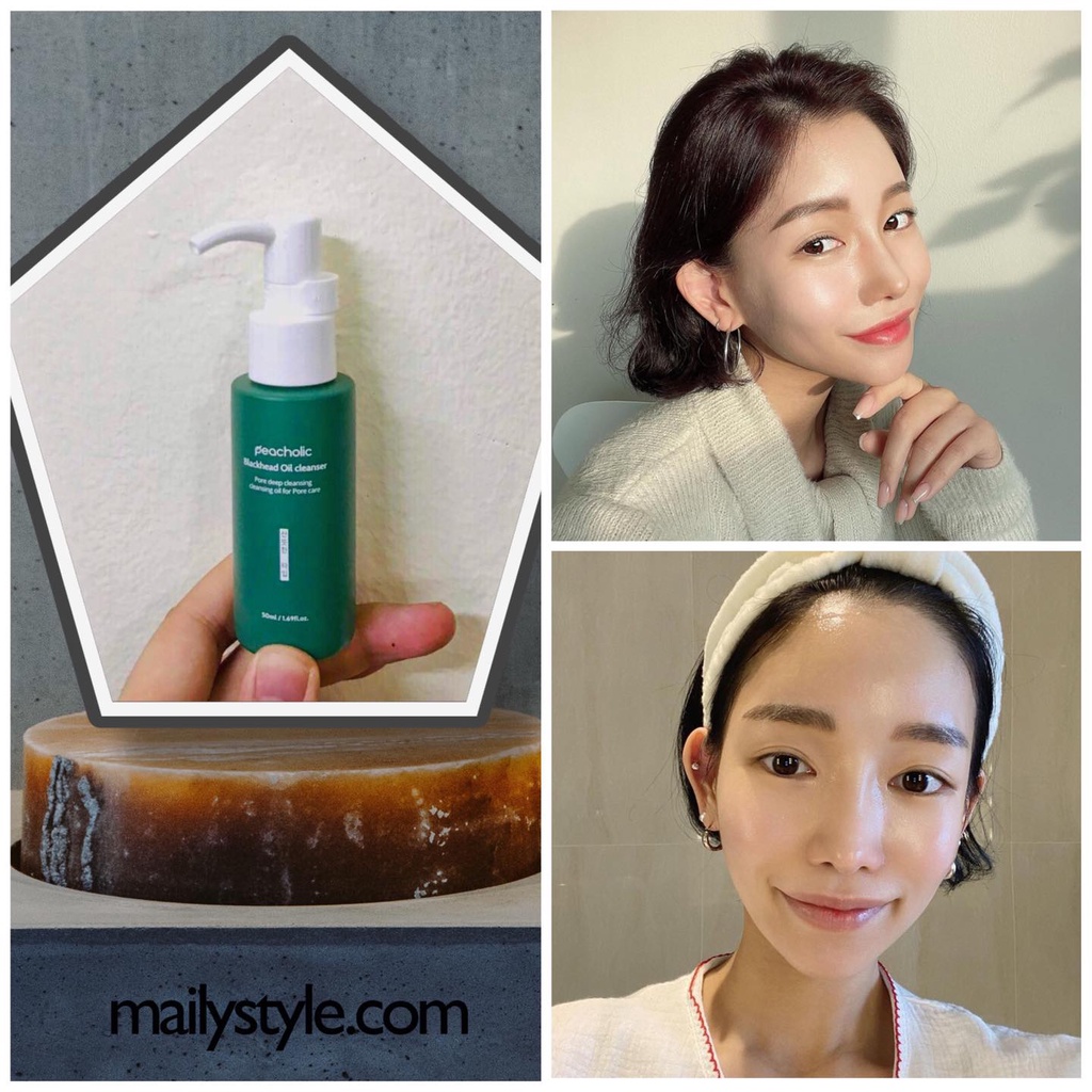 Q15_Dầu Tẩy Trang Peacholic Xoá Mụn Đầu Đen - Chăm Sóc Lỗ Chân Lông