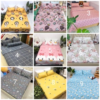 BỘ GA GỐI POLY COTTON MẪU MỚI (ib chọn mâu)