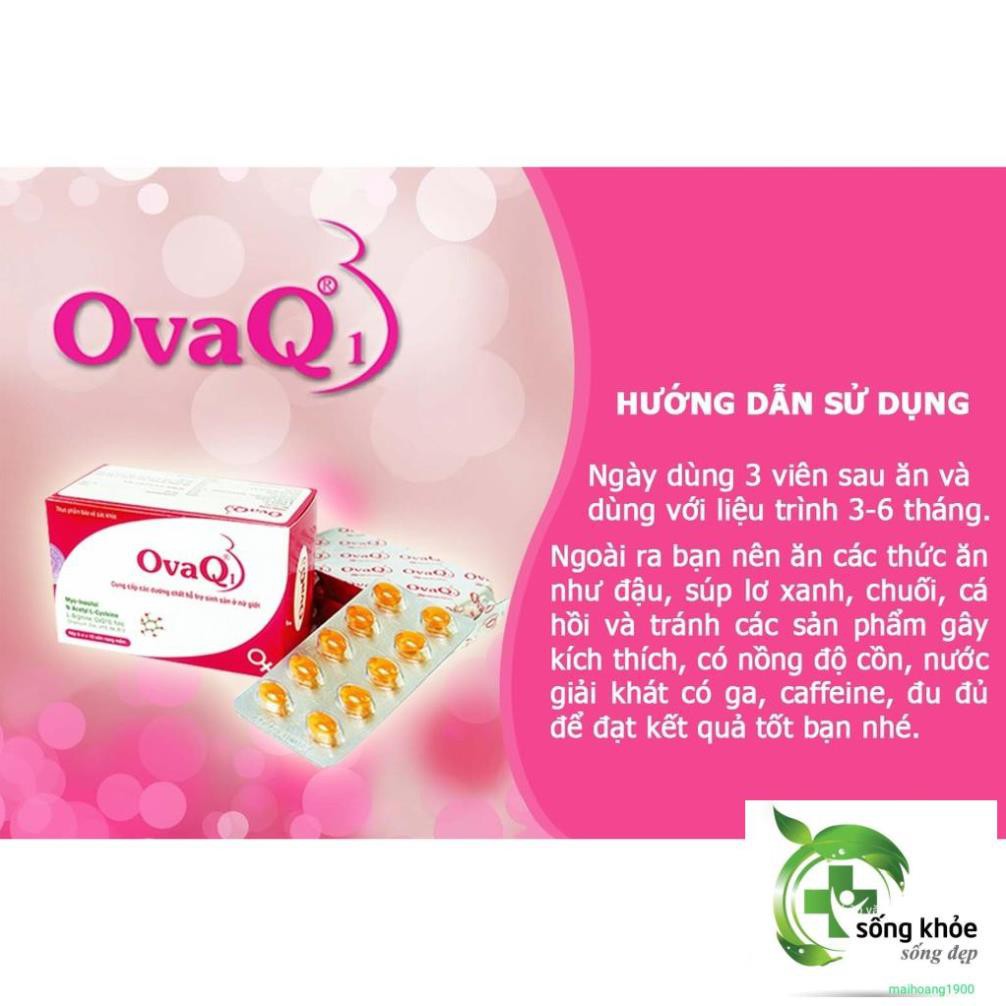 OvaQ1- Hỗ trợ điều hòa kinh nguyệt, tăng chất lượng trứng, tạo niêm mạc đẹp, tăng khả năng thụ thai ở nữ giới