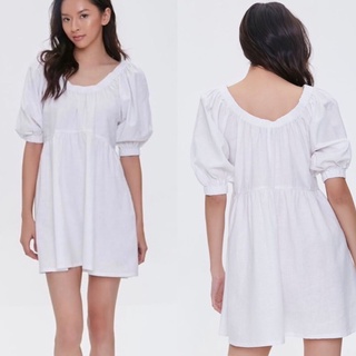 Đầm babydoll linen f21