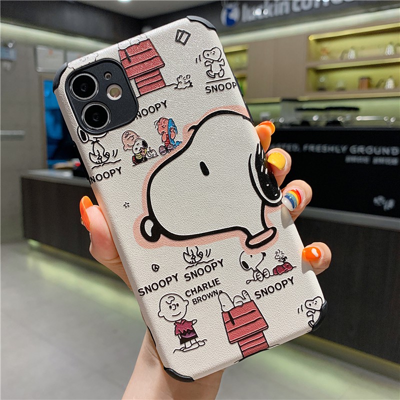Ốp lưng Huawei Y9 Y9S Y7 P30 Nova 3i 3e 5T Lite Pro Prime 2019 Cartoon Snoopy Soft Anti Shock Relief case TPU Cover