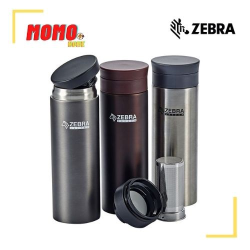 Bình giữ nhiệt inox 304 Zebra Eva 450ml có lưới lọc 112915 nhập khẩu THÁI LAN cao cấp