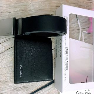 SET DÂY NỊT KÈM VÍ DA NAM CK (FULL BOX)