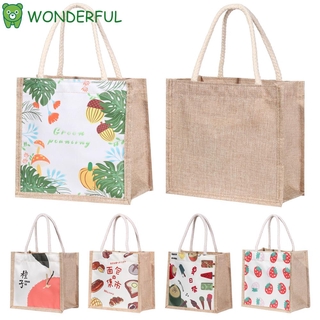 Túi Tote Vải Canvas In Họa Tiết Dân Tộc Phối Khóa Kéo Sáng Tạo Cho Nữ