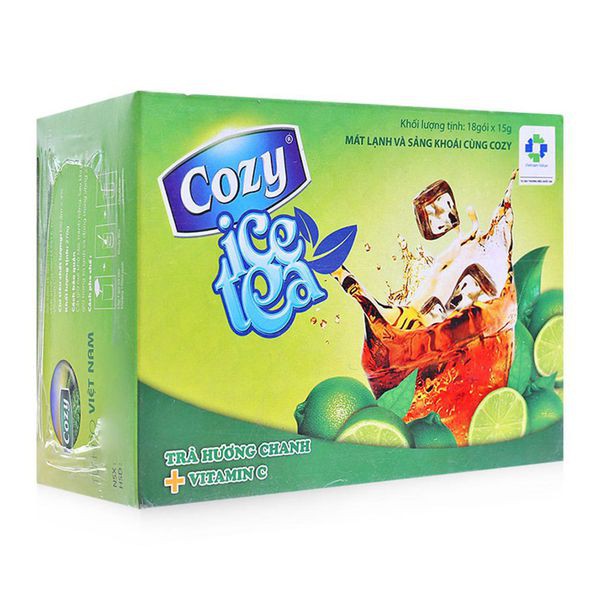 (3 vị) Trà hòa tan Cozy Ice Tea hộp 270gr (18 gói) | WebRaoVat - webraovat.net.vn