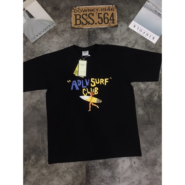 Áo Thun Unisex Chất Cotton 100% In Hình Surf Club