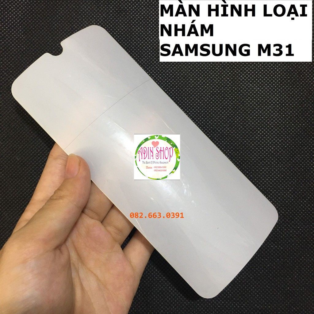 Dán PPF Samsung M21/ M31 dành cho màn hình, mặt lưng, full lưng viền siêu bảo vệ loại bóng, nhám