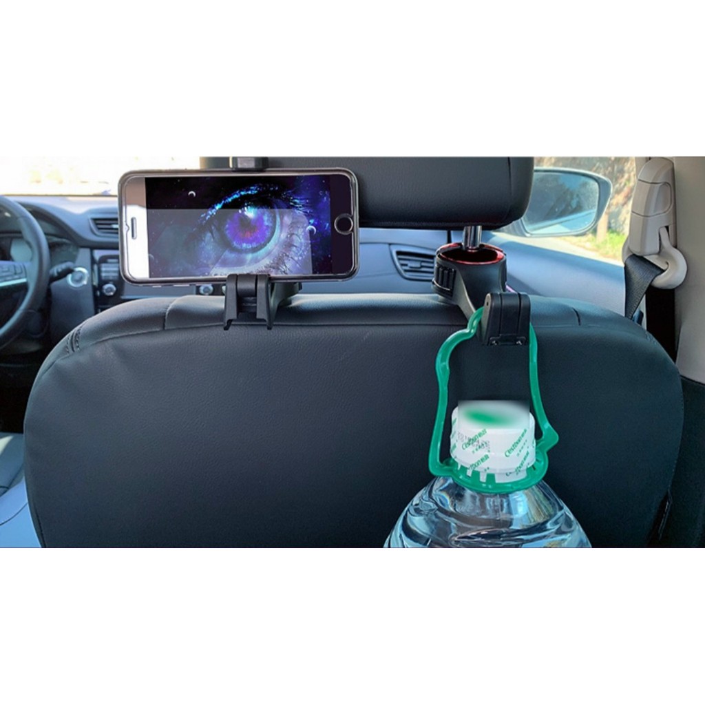 🔥 Móc Treo Đồ Kiêm Giá Đỡ Điện Thoại Ôtô Cao Cấp