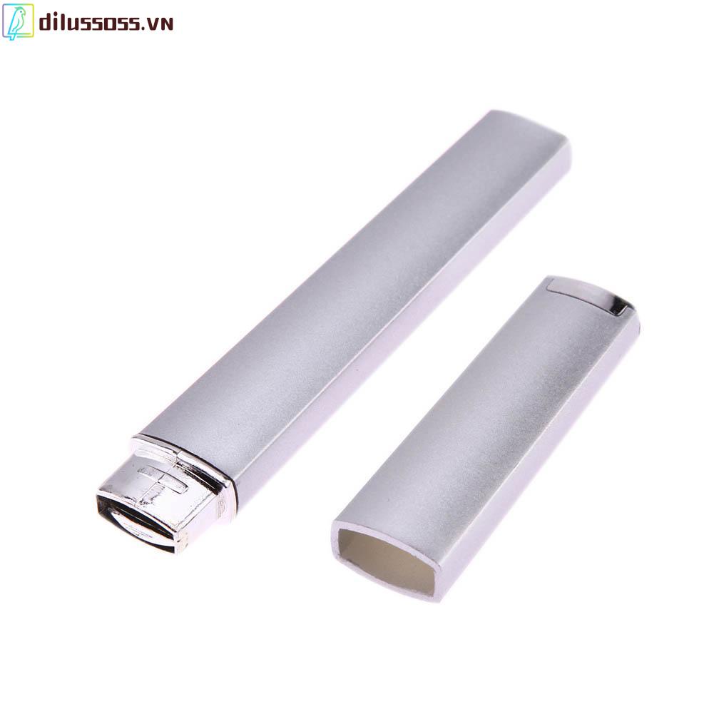 [Hàng mới về] Set 6 dũa móng bằng thủy tinh pha lê kèm ống đựng màu bạc