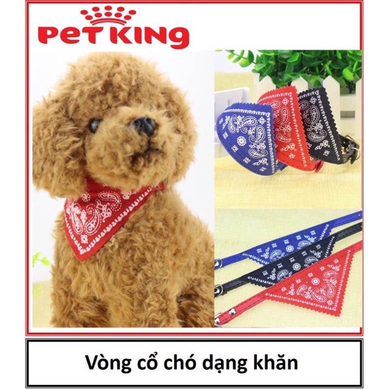 Vòng Cổ Khăn Yếm Phong Cách Dễ Thương cho Thú Cưng