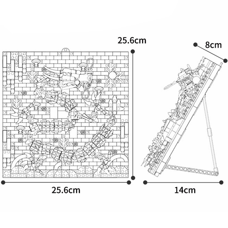 Lego Bộ 8748 Mảnh Ghép Hình kazi Sáng Tạo