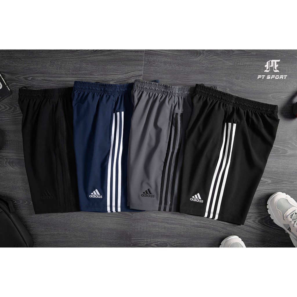 QUẦN SHORT THỂ THAO NAM 3 SỌC ⚡SALE 20%⚡ [QDG016]