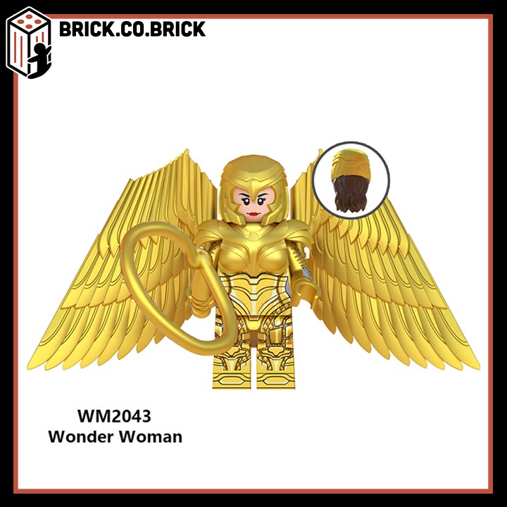 Đồ chơi lắp ráp minifigure và non lego DC Justice League - Mô hình Lắp Ghép Nhân Vật Cheetah, Wonder Woman - WM6100