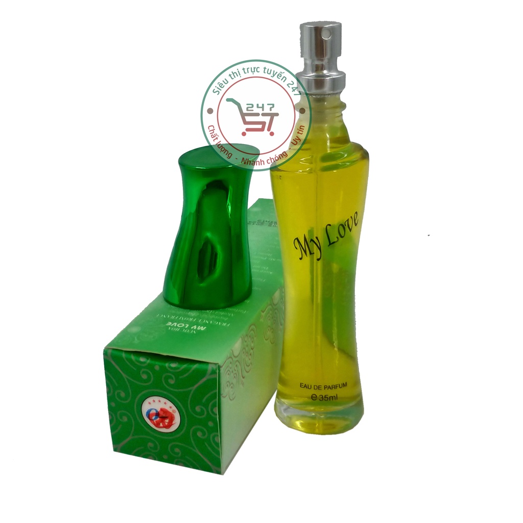 Nước hoa nữ thơm lâu mini chính hãng my love 35ml quyến rũ giá rẻ học sinh