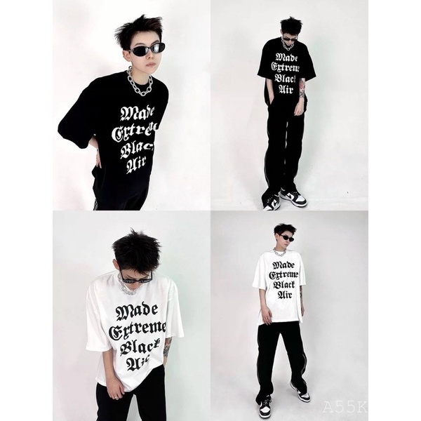 Áo Thun Nam Nữ 𝐌𝐀𝐃𝐄 𝐄𝐗𝐓𝐑𝐄𝐌𝐄, Phông Form Rộng Unisex Tay Lỡ