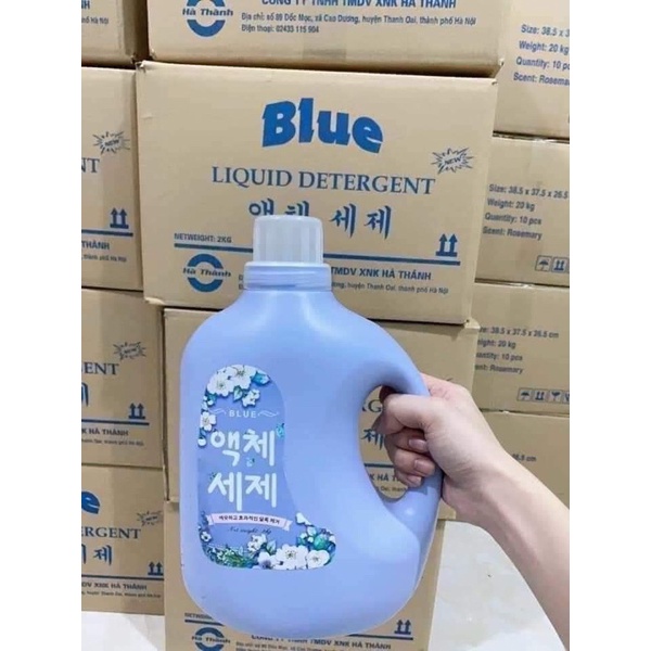 Nước giặt blue Hàn Quốc can 2000ml