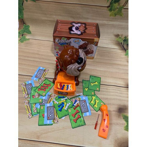 Trò Chơi Gắp Trộm Xương Chú Chó Bull Canh Xương thông minh ( làm quà tặng cho bé )