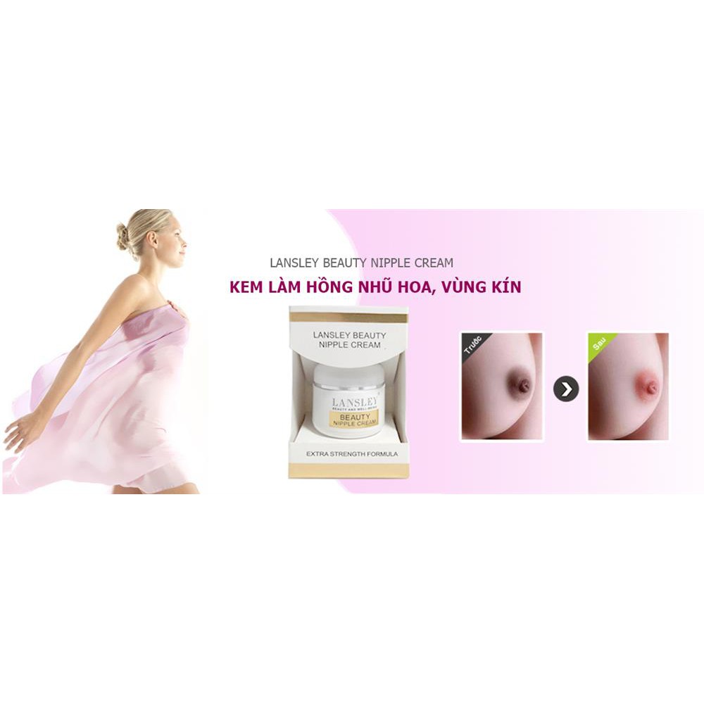 Kem làm hồng nhũ hoa Lansley Beauty Nipple Cream