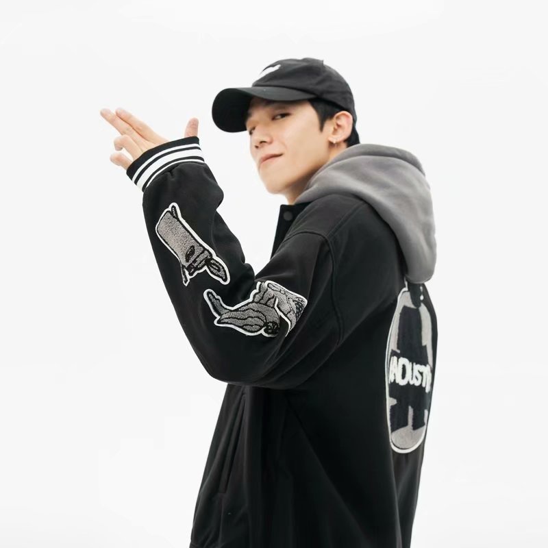 Áo khoác bóng chày dáng rộng thời trang hàn quốc dành cho nam