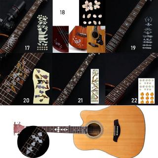 HABELYI Miếng Dán Cao Cấp Trang Trí Đàn Guitar Điện 22 Kiểu