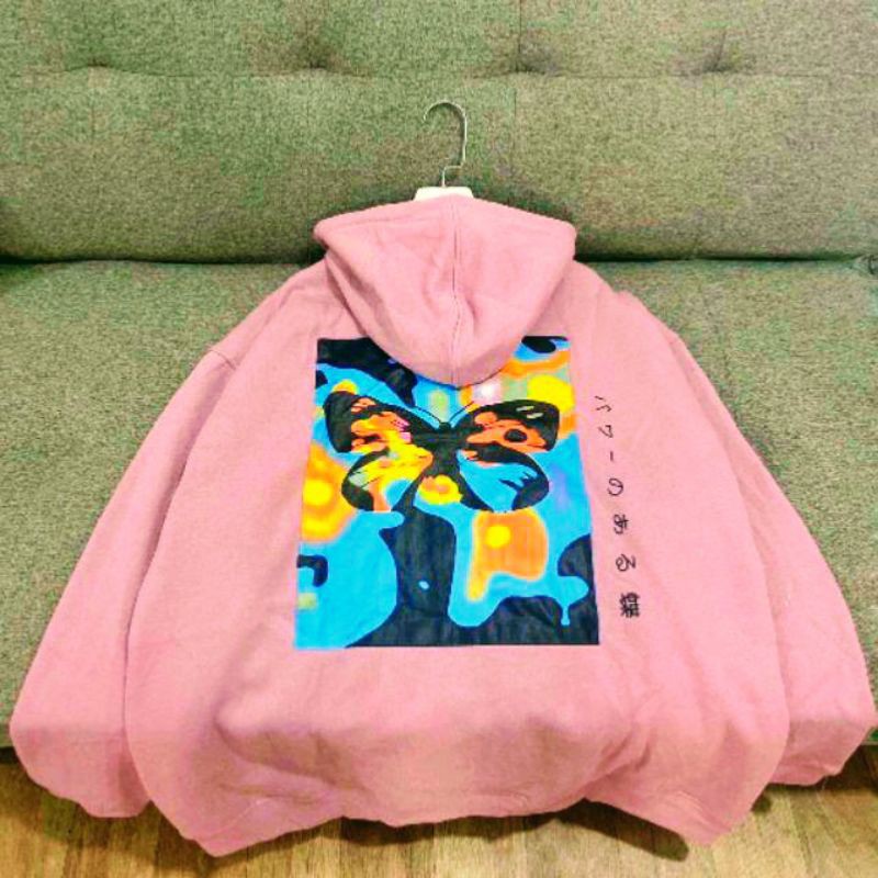 (FREESHIP) ❤ ÁO KHOÁC NỈ Hoodie BƯỚM dây kéo Nữ Nam HOOIDE | BigBuy360 - bigbuy360.vn