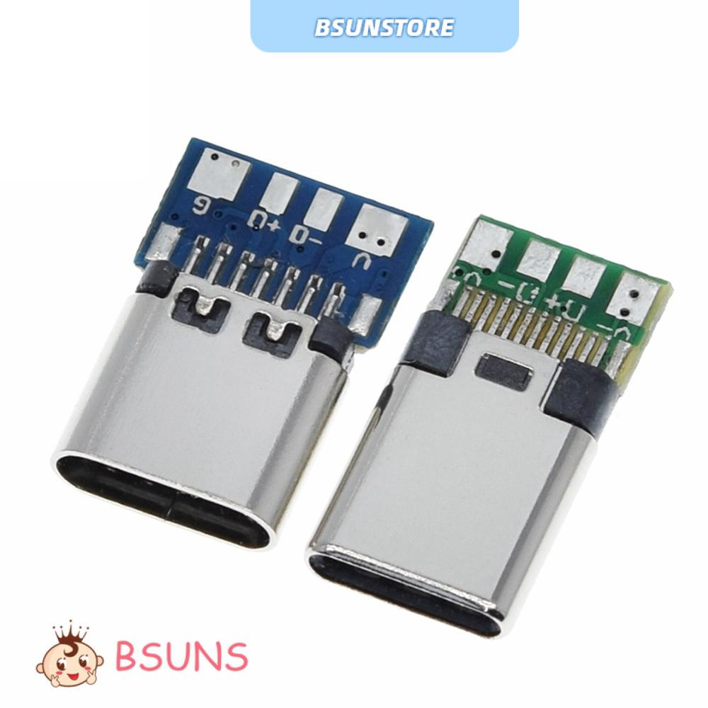Set 10 Đầu Nối Usb 3.1 Type C 12 / 24pin Male / Female