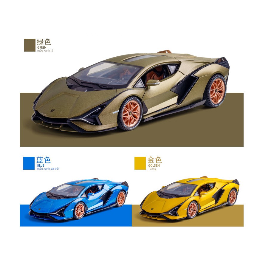 Mô hình siêu xe Lamborghini Sian FKP37 tỉ lệ 1:18