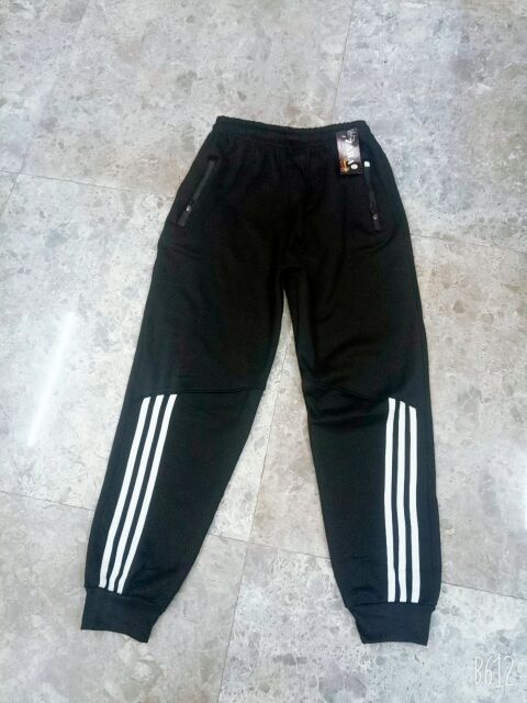 (Video, chất đẹp) Quần jogger nỉ nam sọc bo gấu cực ấm, sz 40-85kg | BigBuy360 - bigbuy360.vn