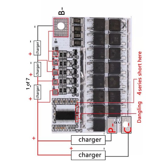 12V 100A 4S BMS Li-ion lifepo4 Mạch bảo vệ pin lifepo4 12V