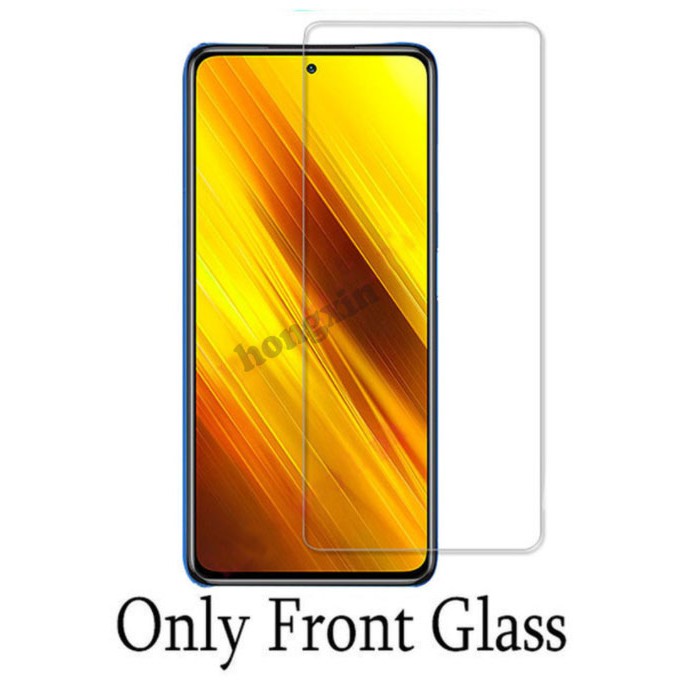 Kính Cường Lực 3 Trong 1 Cho Xiaomi Poco X3 / Poco X3Nfc F2 M2 F1 X2 Pro Redmi 9a Note 9 9s Pro Max Hd