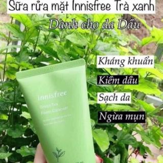 Sữa rửa măt innifree kiềm dầu