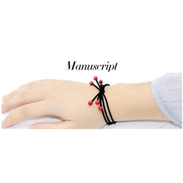 Dây Buộc Tóc Hạt Cherry - Dây Thun Cột Tóc DC35