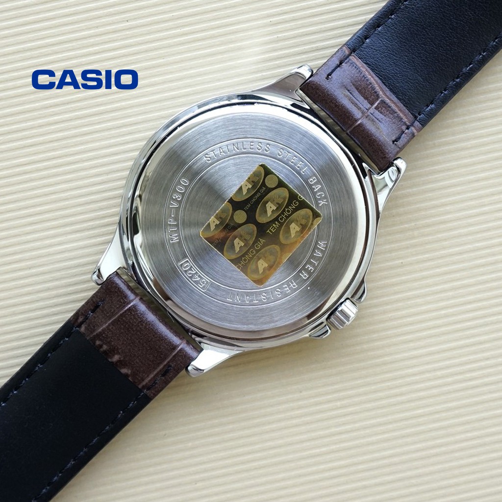 Đồng hồ nam CASIO MTP-V300L-7AUDF chính hãng - Bảo hành 1 năm, Thay pin miễn phí