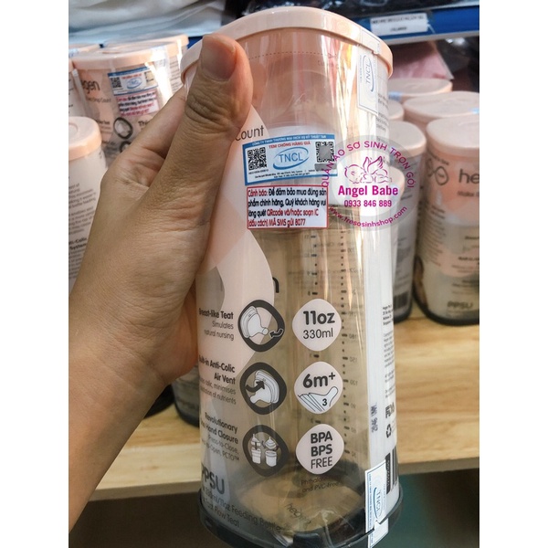 Bình sữa Hegen 60ml/150ml/240ml/330ml chính hãng